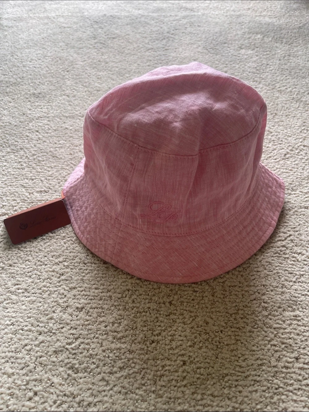 Loro Piana Lino flax Bucket Hat NEW With Tag.